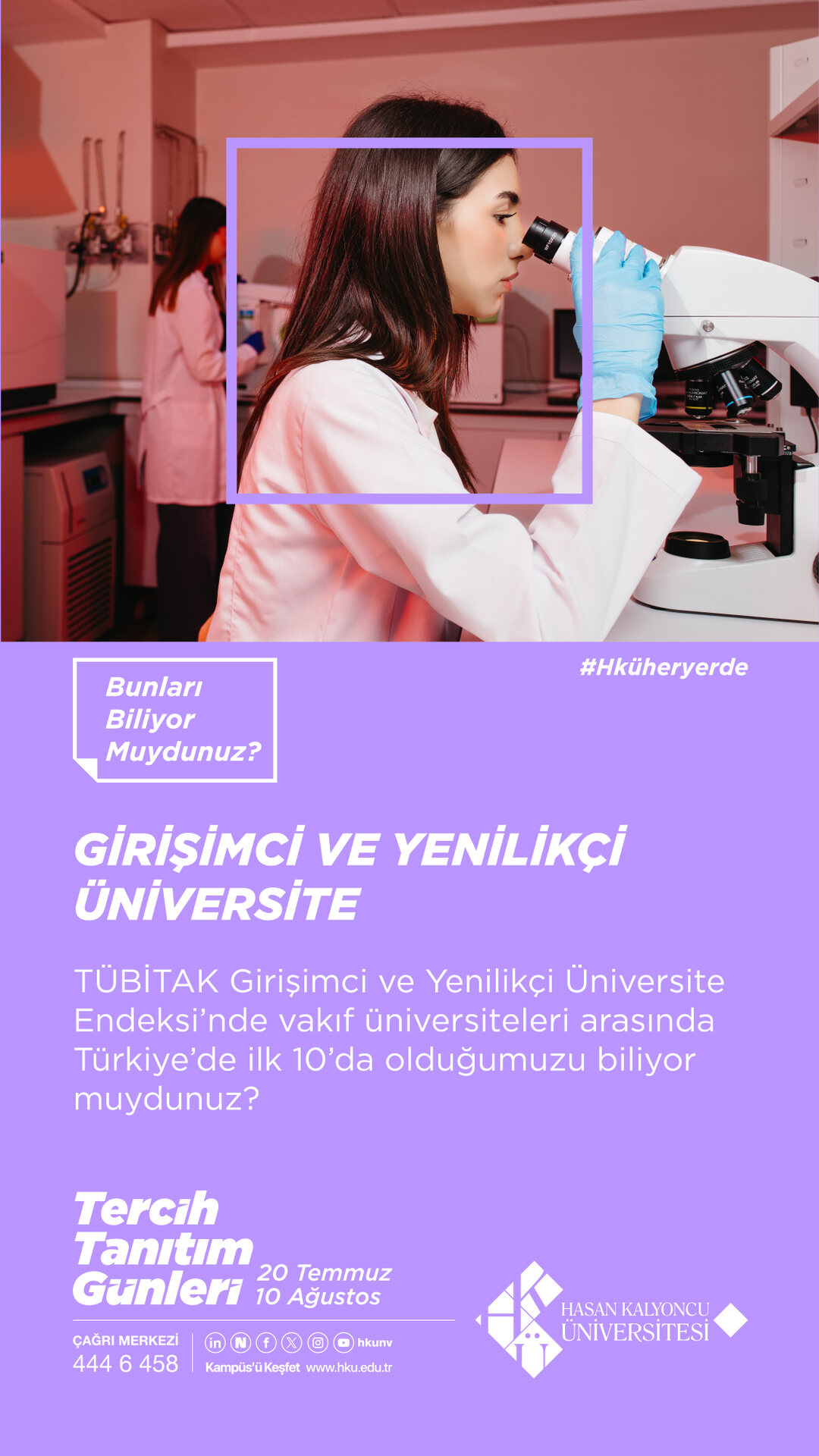 Girişimci ve Yenilikçi Üniversite. TÜBİTAK Girişimci ve Yenilikçi Üniversite Endeksi'nde vakıf üniversiteleri arasında Türkiye'de ilk 10'da olduğumuzu biliyor muydunuz?