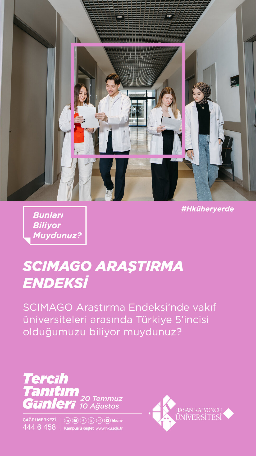 SCIMAGO Araştırma Endeksi. SCIMAGO Araştırma Endeksi'nde vakıf üniversiteleri arasında Türkiye 5'incisi olduğumuzu biliyor muydunuz?